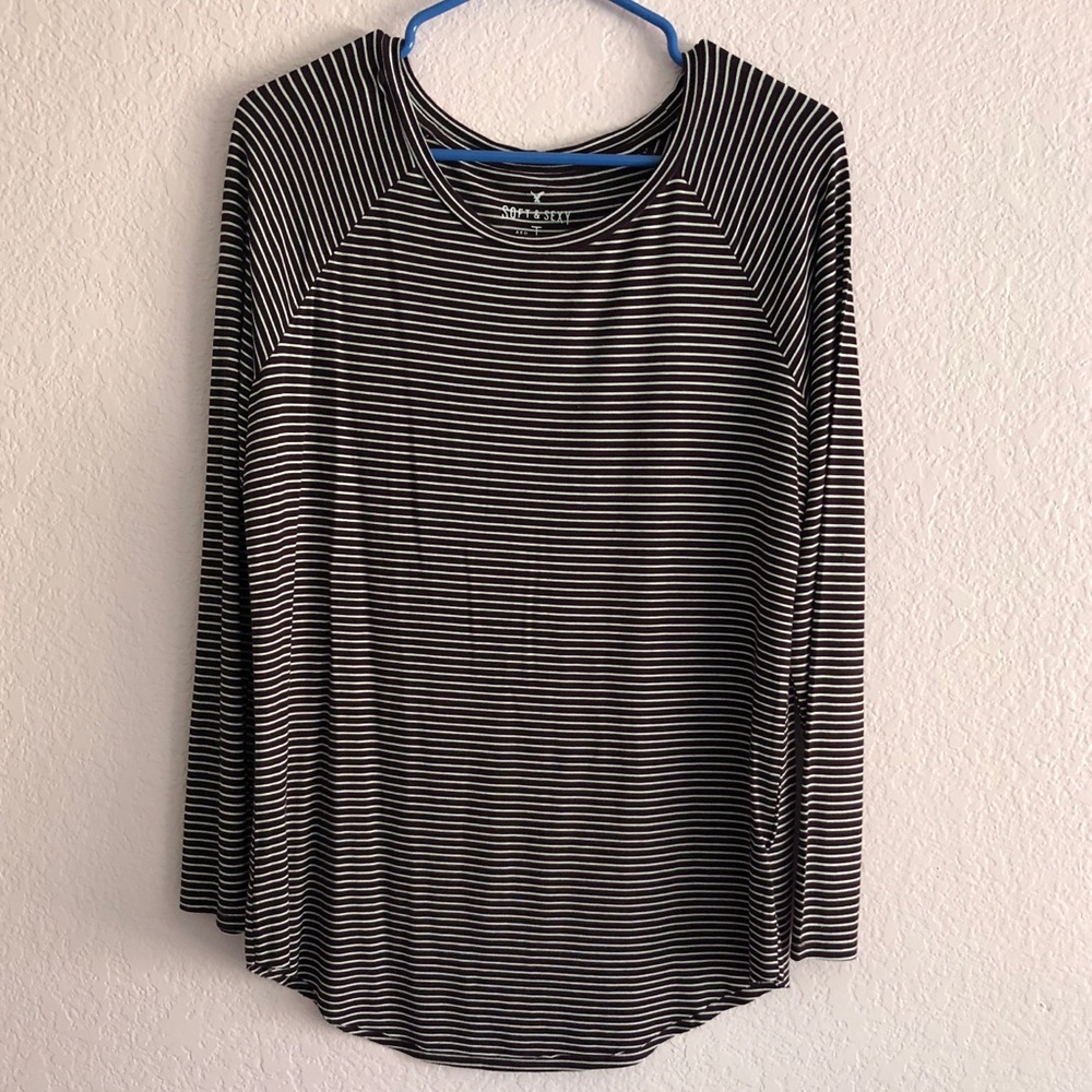 ❌SOLD❌American Eagle Soft and Sexy Striped T-Shirt